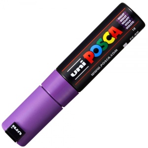 Marker UNI Posca PC-8K, vârf teșit, 8.0mm8