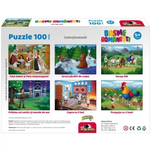 Noriel Puzzle, 100 piese - Harap Alb - Colecția Basme Românești5