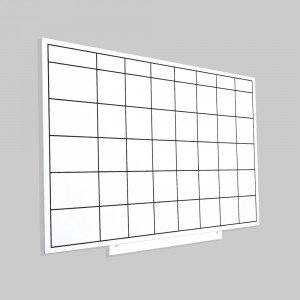 Organizator magnetic, 140x36 cm, suprafață lăcuită, universal, fără cadru, șabloane magnetice în limba engleză