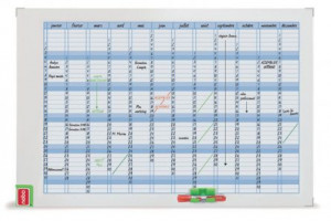 Organizator magnetic lunar, 90x60 cm, NOBO Performance