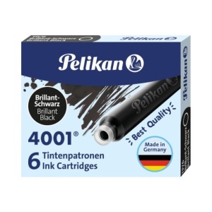Patroane cerneală Pelikan 4001, dimensiune standard, set 6 bucăți2