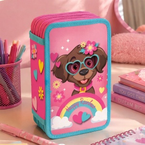 Penar echipat Happy Rainbow - S-Cool, 3 Fermoare, 39 Piese4