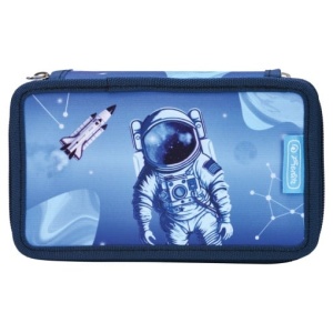 Penar echipat Herlitz, 31 piese, 3 compartimente, motiv Cosmic Explorer2