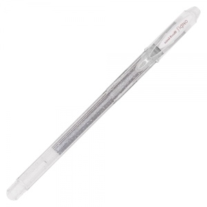 Pix cu gel Uni-ball Sparkling UM-120SP, 0.7mm, cu capac, corp transparent, scris diverse culori cu sclipici9