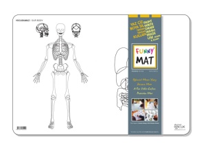 Planșă Funny Mat – Corpul uman + cadou set instrumente de colorat3