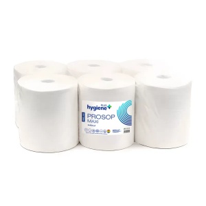 Prosoape hârtie Hygiene ProLine Maxi autocut, celuloză, 2 straturi, 100m,
