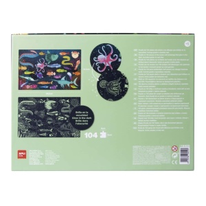 Puzzle Ocean – Glow in the dark, 104 piese2