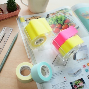 Rezervă notes autoadeziv în rolă Stick"n - magenta neon, pentru dispenser, 50 mm x 10 m4