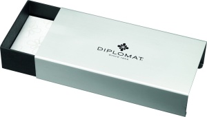 Roller Diplomat Excellence, corp metalic lăcuit, negru, accesorii aurii3