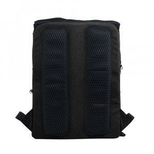 Rucsac CATERPILLAR Code - Quest Commuter, material 420D hexagonal, 2 buzunare exterioare - negru - Img 2