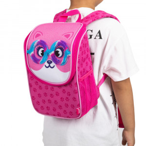 Rucsac mini ZIPIT Sensory - Pink - Img 4