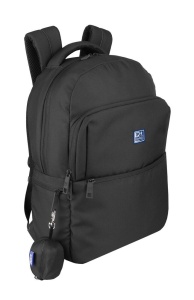 Rucsac Oxford B-Ready, 2 compartimente, 30 x 42 x 15 cm, capacitate 28 l, compartiment laptop, buzunar ascuns cu fermoar dublu pentru dreptaci / stangaci, buzunare / separatoare interioare, buzunare laterale, breloc chei, husa ploaie cu carabina de prinde