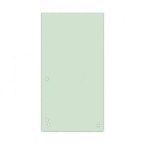 Separator carton DONAU Duo pentru biblioraft 105 x 235 mm 190g/mp set 100 buc, cu perforație dublă, ideal pentru organizare documente în bibliorafturi.