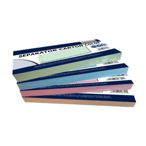 Separatoare carton pentru biblioraft Paperland, 105 x 240 mm, 100 buc/set