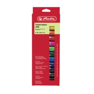 Set 12 creioane tempera solidă Herlitz
