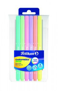 Set carioci Pelikan Colorella Star C302, 6 culori pastel