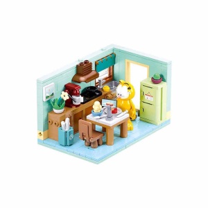 Set de constructie 194 piese, Bucataria lui Garfield - Sluban3