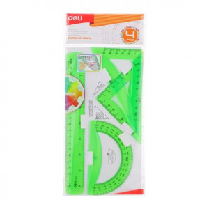 SET GEOMETRIE 4 PIESE COLOR EG00402 DELI - Img 2