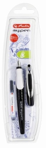 Stilou Herlitz My.pen, pentru stângaci, peniță L, blister2
