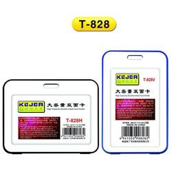 Suport PP water proof snap type, pentru carduri, 109 x 78mm, orizontal, 10 buc/set, KEJEA - Img 2