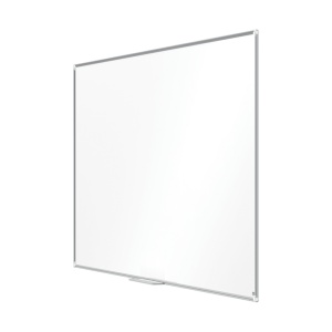 Tablă albă magnetică NOBO Premium Plus, oțel lăcuit, 240x120 cm, include marker și tăviță