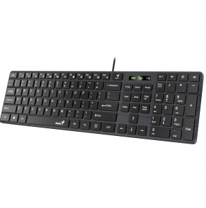 Tastatura Genius SlimStar 126 USB neagra