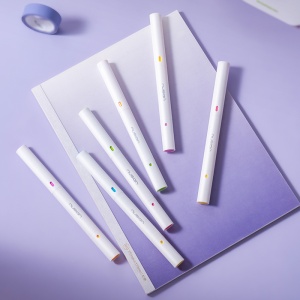 Textmarker 2 capete Nusign Deli, culori asortate8