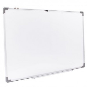 Whiteboard magnetic, ramă aluminiu, 120x240 cm, Deli2