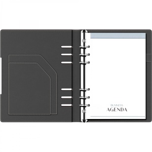 Agendă nedatată Precision Line, A5, 290 pagini, 80 g/mp, 6 inele3