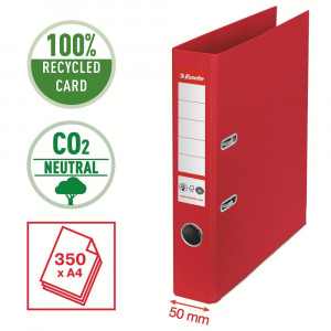 Biblioraft carton, A4, lățime 5 cm, Esselte No.1 Power Recycled6