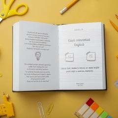 Caiet A4, 64 file, Dictando, hârtie 80g/mp, copertă 300 g/mp Engleză - Scrib's Joy6