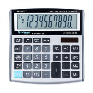Calculator de birou Donau Tech DT4101, 10 digits, 136 x 134 x 28 mm