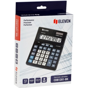 Calculator de birou, 12 digits, 205 x 155 x 35 mm, Eleven CDB1201-BK3