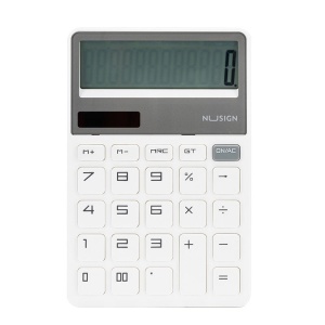 Calculator de birou Nusign Deli, 12 digits, 165 x 110 x 25 mm