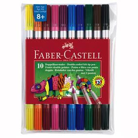 Carioca Faber Castell 2 capete 10/set