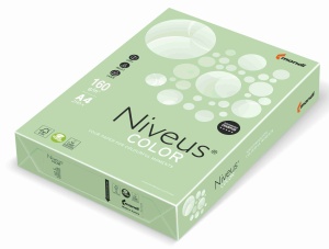 Carton color pentru copiator Niveus A4, 160g, 250/top4