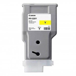 Cartus cerneala Canon PFI-320Y, yellow, capacitate 300ml, pentru Canon TM 200/205/300/305. - Img 1