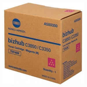 Cartuș toner Minolta Bizhub C 3350, Bizhub C 3850FS, Bizhub C 3850 TNP48 TNP48M A5X0350 1 cartridge, Simitri HD-Toner, yield approx. 10K / 5% Magenta Original