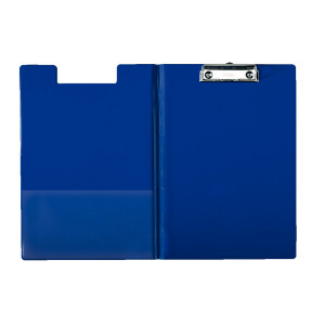Clipboard dublu A4 Esselte, cu clemă metalică, copertă, buzunar și suport pentru pix