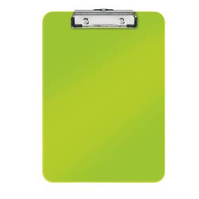Clipboard simplu Leitz WOW A4 din polistiren, clemă metalică și cârlig – în culori vibrante