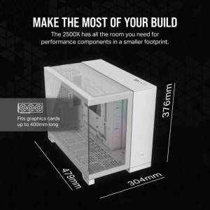 CR Case iCUE 2500X RGB Micro ATX White - Img 15