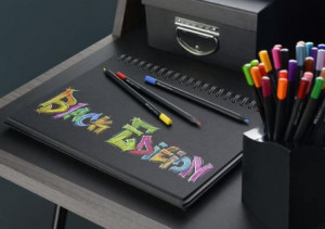 Creioane colorate, 24 culori, Black edition, Faber-castell3