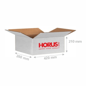 Cutie carton dreaptă 360 GR CO3 (420x260x210mm)2