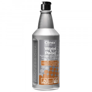 Detergent lichid concentrat pentru curățare parchet și suprafețe lemn Clinex Wood & Panel, 1l
