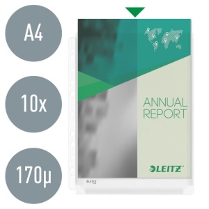 Filă protecție cu burduf Jumbo Leitz, A4, 170 microni, 10 buc/set3