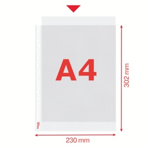Filă protecție transparentă Esselte, A4, 85 microni. 100 buc/set3