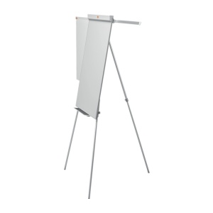 Flipchart magnetic, oțel lăcuit, brațe extensibile și trepied, +marker, tăviță alb, NOBO Impression Pro2