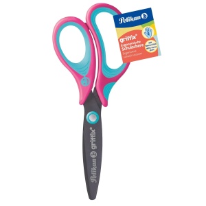 Foarfeca Griffix pentru dreptaci 14cm Lovely Pink Vrac - Img 1