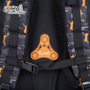 Ghiozdan anatomic BASKETBALL - S-COOL, 39x33x18 cm9