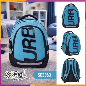 Ghiozdan anatomic light BLUE - S-COOL, URBAN, 41x28x17 cm11